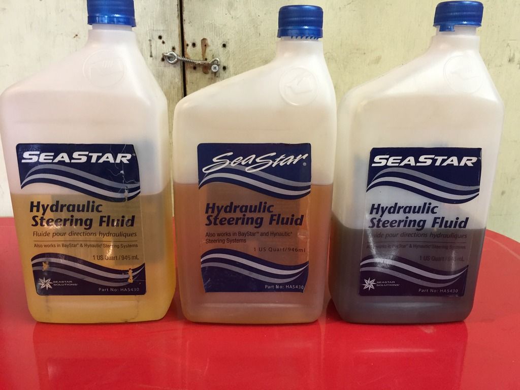 Hydraulic steering maintenance